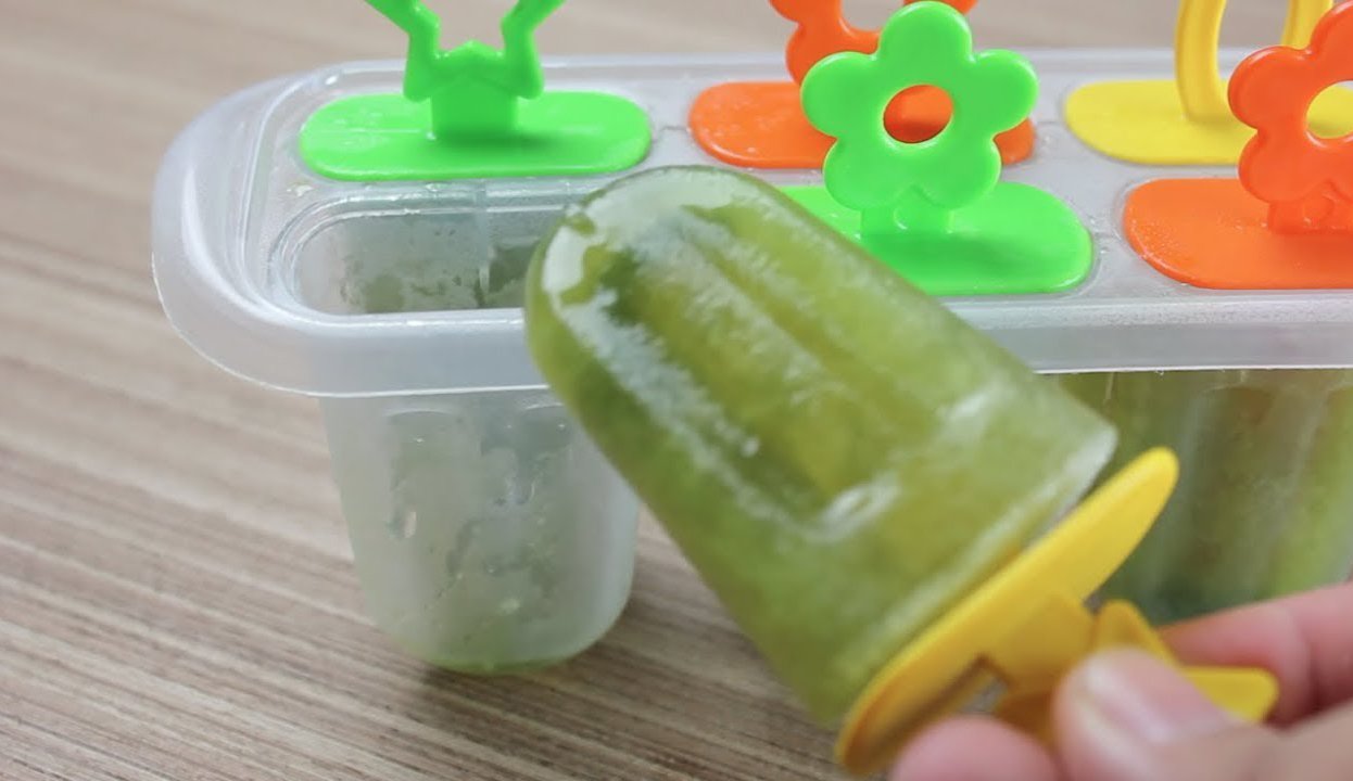 Picolé de Suco Verde Detox