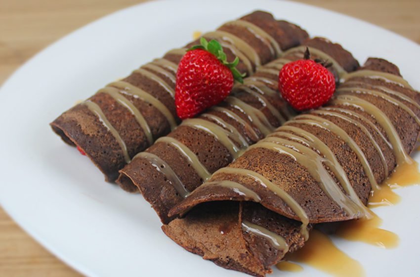 Panqueca de Brigadeiro Fit