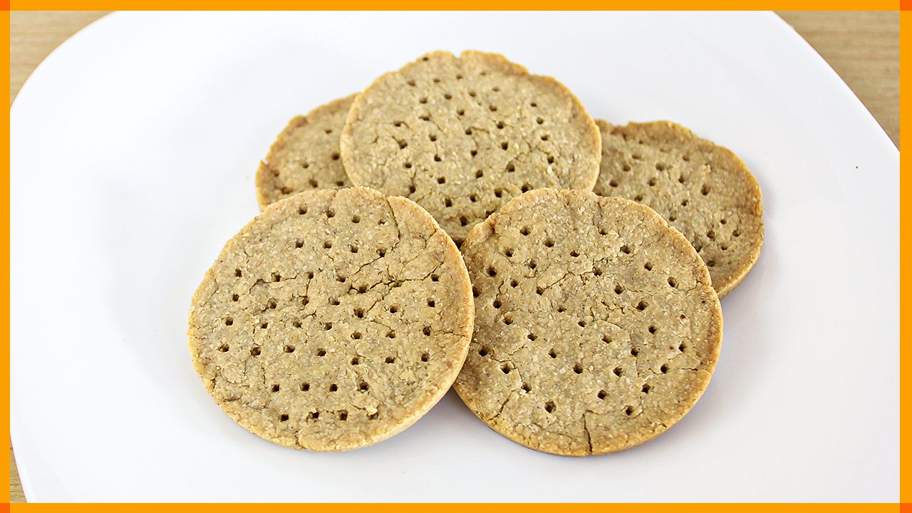 Biscoito Cracker de 3 Ingredientes